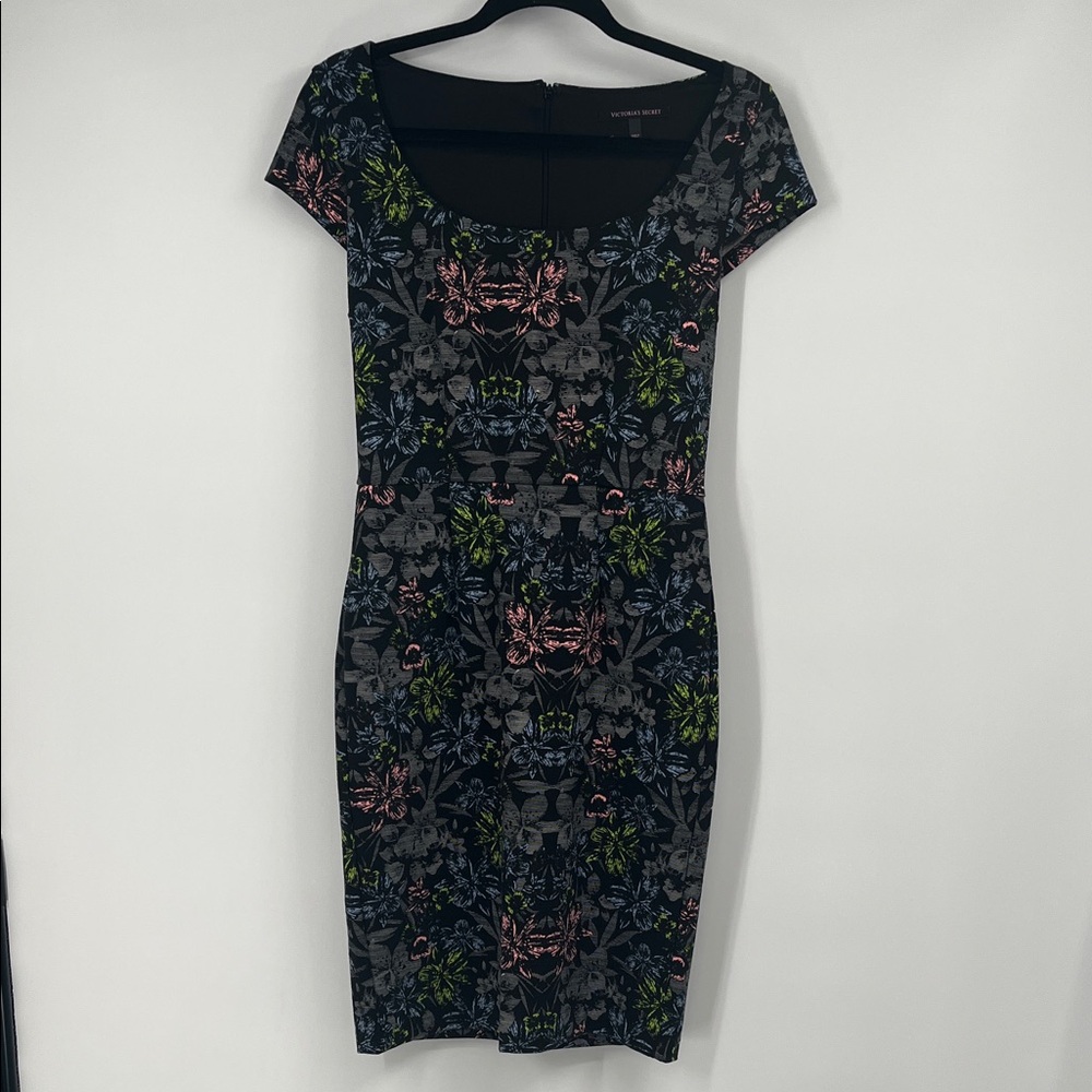 Victorias Secret Floral Print Bodycon Dress Size 8